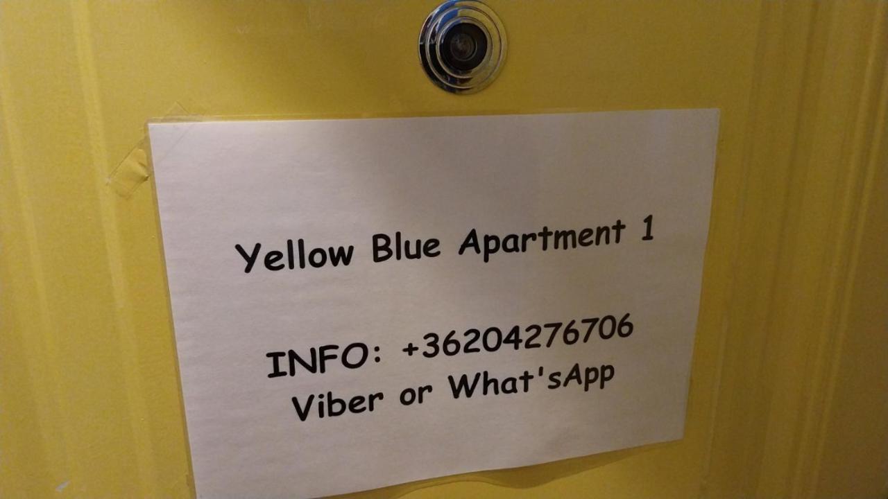 Yellow Blue Apartment Будапеща Екстериор снимка